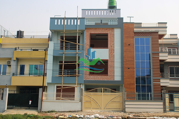 3 Storey House For Sale at Bhandari Gaun, Tikathali with 1 crore Banking facility