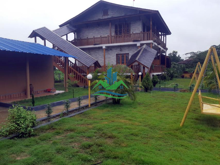 A Beautifully Wooden crafted Resort for sale at the heart of Chitwan (Sauraha)
