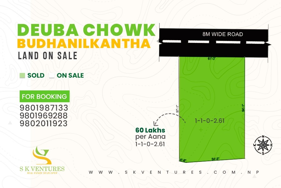 Land For Sale at Deuwa Chwok, Budhanilkantha